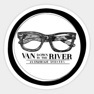 River Motivational Speeches Sticker